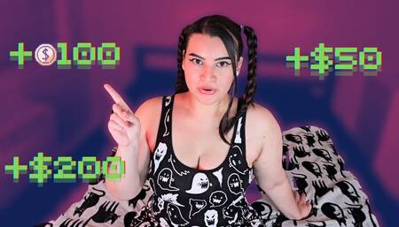 February Reimbursements - Real Financial Domination with FinDomme Countess Wednesday - Findom Addict, ATM, Paypig, Financial Fuckery, Latina Money Goddess MP4 7200p