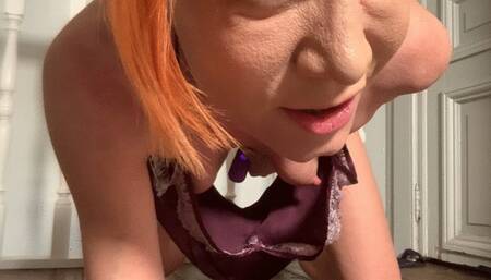 Downblouse masturbation