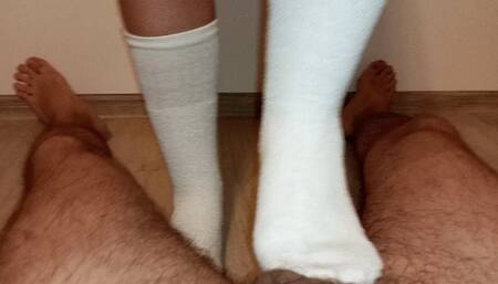 Knee High Socks Ballbusting! POV