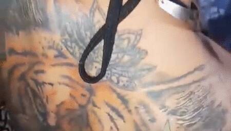 ADA LOVE KICK massage and kicks to the body and face part 1