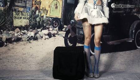 422 Adelle Unicorn metalic silve retro costume