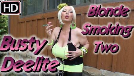 Blonde Smoking Two