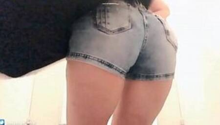 Naughty public showing off at the mall Taster, parking lot masturbating showing off her tits Naughty bitch butt plug