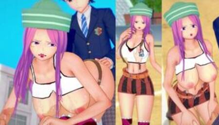 【エロゲーコイカツ！】ワンピース ジュエリー・ボニー3DCG巨乳アニメ動画[Hentai Game Koikatsu! ONE PIECE Jewelry・Boni(Anime 3DCG Video)