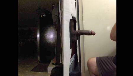 Sucking DL Black Thug at my glory hole