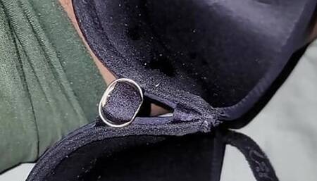 masturbating in my sister's 36b bra