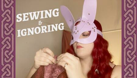 POV: You're Caught Watching While Mistress Sews and Just Ignores You