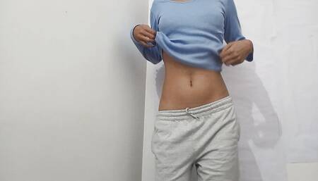 Naughty school girl solo