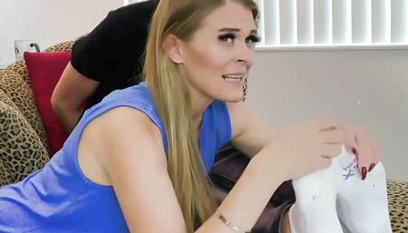 MILF Kitty Quinn tickle torments her husband Richard Lennox
