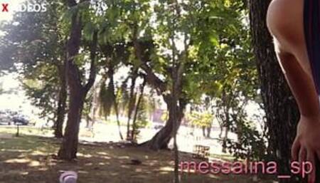 Messalina – Horny naughty wife showing her tits and pussy in public (SEE FULL ON RED)