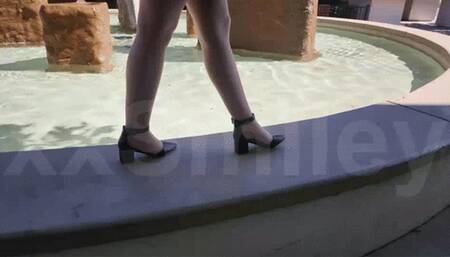 Secretary in the fountain