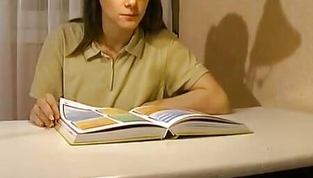 A young student attracted to her mature teacher