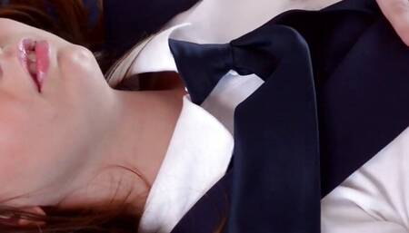 Schoolgirl Shae Celestine Masturbates and Cums Hard After