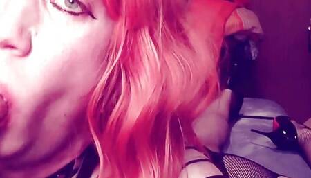 Sissy trainer for deepthroating and riding a cock - Best of Anna Rios 2023 pt.3