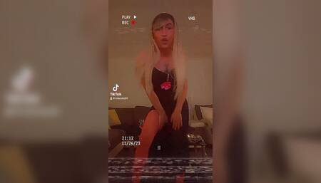 Latina ts having fun alone