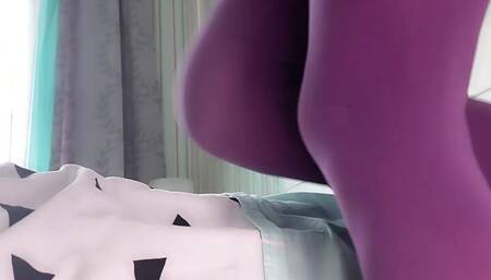 Thick tights feet ignore teaser