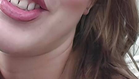 Katalin sucks a BBC during her smoke break and then gets fucked hardcore from behind