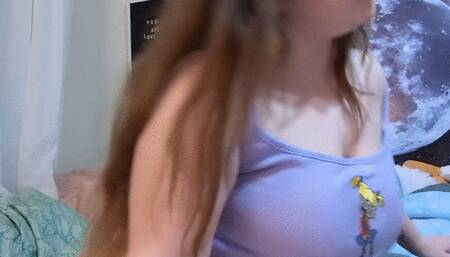 Desperate slut rides you