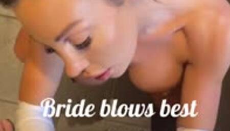 Bride blows the best man