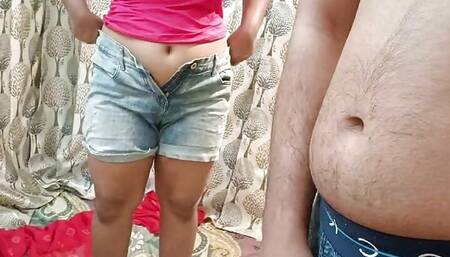 Indian Village girl pinky seducing her school principal