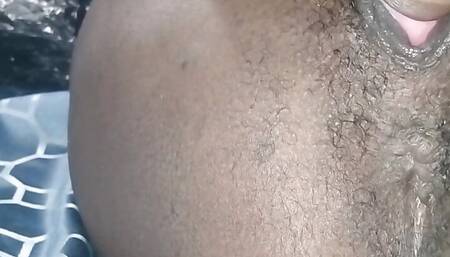 Masterbating a Worn out Pussy after the creampie