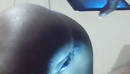 Slim bubble booty Ebony Milf Takes Control Doggystyle