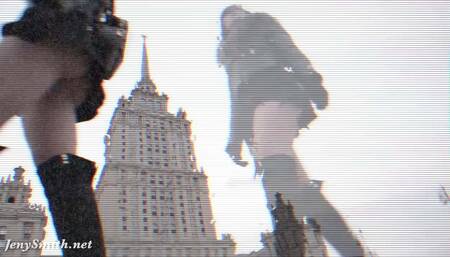 Jeny smith seamless pantyhose public