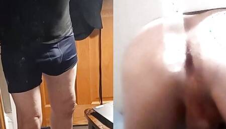 Wanking and Fucking with Dildo