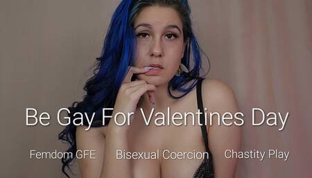 720P Be Gay For Valentine's Day: Femdom GFE, Bisexual Coercion, And Chastity Play