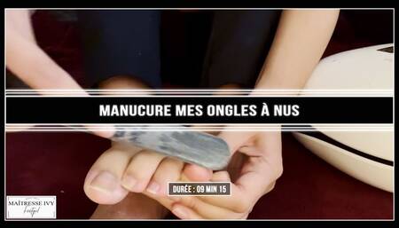 Manucure mes ongles à nus