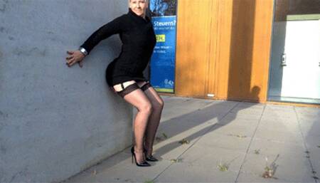 Neele - black rht nylon stockings - louboutin sokate in the sun - part1 - mp4-1920x1080