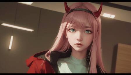 AI generated Zero two need you all time