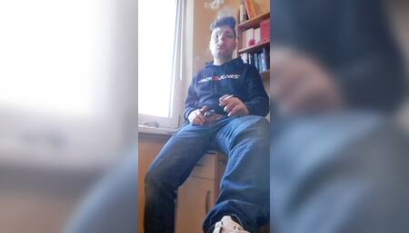 Smoking, pissing, spitting and cleaning with my tongue
