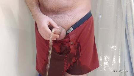 Solo Red Boxer Piss Play