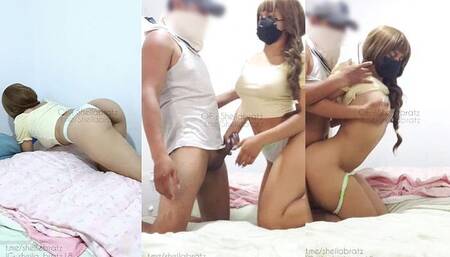 Stepsister Cleans My Room. I End up Fucking Her