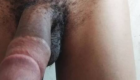 Playing with my dick until I cum on your face