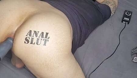 Pounding my slutty ass-pussy