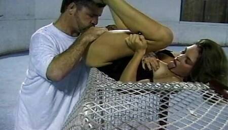 Hardcore fuck on the hockey field