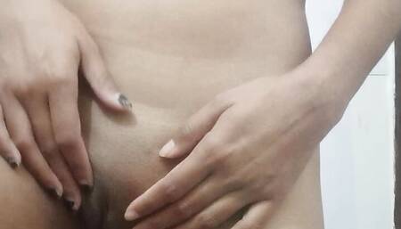 Cute solo with Indian girl