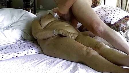 Gilf Ann Begs For Cum On Her Tits Gets It Missionary Shows Great Feet