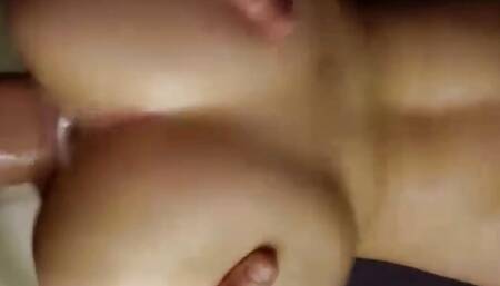 She Had Her Husband on the Phone While I Shot My Load Inside Her Tight Pussy