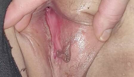 Her Pussy got a DP from my Cock and a Dildo + Creampie and Dildo fucked Pussy full of Cum ????