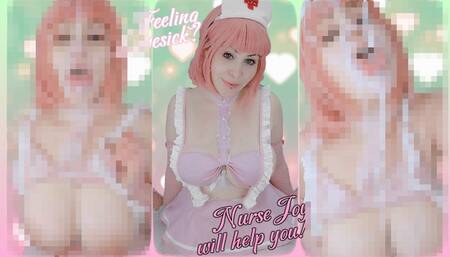 Nurse Joy Bukkake Treatment + Ahegao Facial Therapy