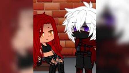 Boy fuck her redhead friend in the ass || Gacha heat