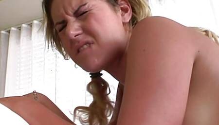 Two salacious cuties in high heels share dildo for the first time