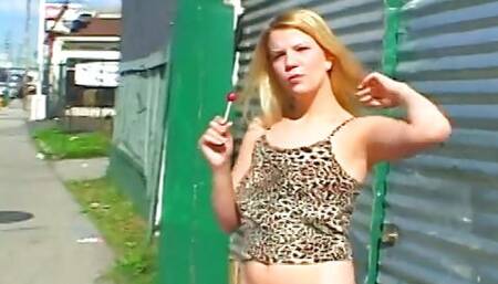 Tattooed blonde chic takes a stiff rod in her anal and gets a facial cumshot