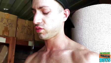 TRAILERTRASHBOYS Trenton Ducati Joins Gay Threesome Bareback