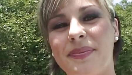 When having group sex with BBCs the blonde white hottie always rims and deepthroats them