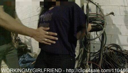 Punching the stomach to my wife