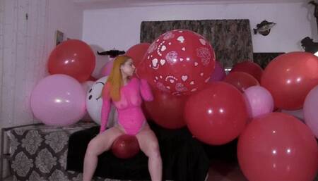 Galas Looner Valentines Day Latex Balloons B2p & Pop - HD 1080p mp4